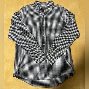 VAN HEUSEN Men’s Blue Button Down Long Sleeve Shirt (Size -M)